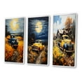 thumbnail image 3 of Designart "Rustic Rides The Pickup Truck Experience III" Pickup Truck Framed Wall Art Set Of 3 - Yellow Pickup Truck Frame Gallery Wall Set For Home Decor, 3 of 7
