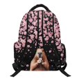 thumbnail image 2 of HELLHERO Capybara Cherry Blossom Design School Backpacks with Adjustable Padded Straps Large Capacity Zaino per ragazze, Ergonomic 17 Inch Kids Backpacks for Back to School Elementary School, 2 of 6