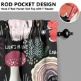 thumbnail image 5 of Mushroom Inspired Kitchen Curtains 3-Piece Set 27.5x36in Polyester Fabric Rustic Fall Decor for Cozy Thanksgiving and Halloween Vibes, 5 of 6