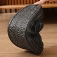 thumbnail image 5 of Pandaie Slippers for Men Warm Memory Foam Comfy House Slipper Non Slip Rubber Sole Open Back Fashion Home Shoes for Indoor Outdoor Size 7.5‑12.5, 5 of 9