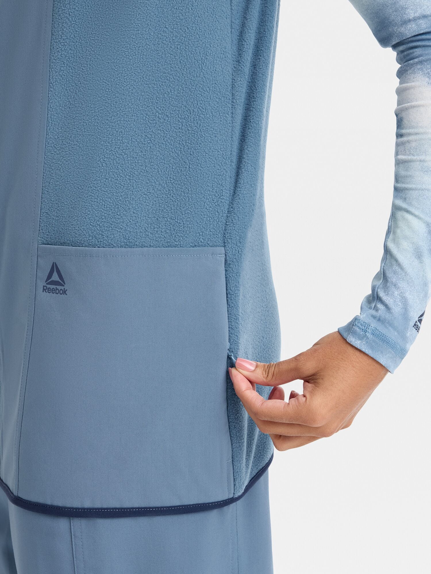 Reebok Women’s Tech Comfort Scrub Vest with 6 Pockets, Sizes S–3XL