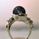 thumbnail image 2 of Anillo De Bodas Con Cuentas De La Suerte, Anillo De Cristal De La Suerte Para Amiga, Esposa, Novia, Anillo Vintage Kearding AP007342-04, 2 of 3