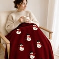 thumbnail image 4 of Tyidzon Christmas Throw Blanket, Soft Warm Fleece Blanket 28 x 39 in for Sofa Bed, Cozy Christmas Home Decor, 4 of 6