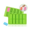 thumbnail image 6 of i Kito Candy Molds Silicone Ice Cube Tray, Silicone Brick Mold for Lego Friends Red & Green 2pack, 6 of 6