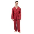 thumbnail image 5 of Leveret Mens Two Piece Flannel Pajamas Black & Red Plaid L, 5 of 8