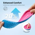 thumbnail image 4 of DREAM PAIRS Kids' Running Shoes, Lightweight Breathable Sneakers with Lace-Up Design, Cushioned Comfort and Non-Slip Sole for School, Gym, Walking and Play, 4 of 6