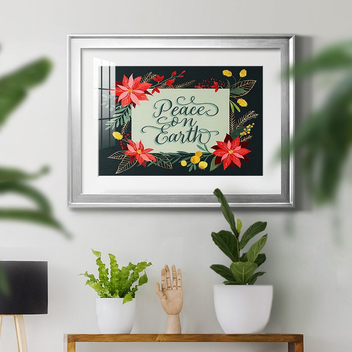 Bright Christmas Night II Premium Framed Print - Ready to Hang