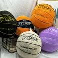 thumbnail image 6 of Ptetnvg Basketball Plush Pillow Fluffy Basketball Plush Toy Stuffed Decoration Super Soft Wear Resistant Embroidered Basketball Throw Pillow Kids Toy, 6 of 7