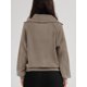 thumbnail image 4 of Sudadera Trendy Queen de gran tamaño con media cremallera para mujer, 4 of 5
