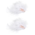 thumbnail image 4 of Supvox Hair Barrettes for Women White 2Set for Party and Stage, 4 of 8