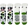 thumbnail image 1 of Socks Animal Cow Sherpa Lined Socks, 1 of 3