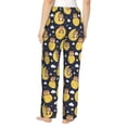 thumbnail image 3 of Goofa Moon Bear Printed Soft Pajama Pants for Women, Wide Leg Comfy Casual Lounge Yoga Pants-X-Large, 3 of 9