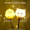 thumbnail image 3 of LED Night Light for Kids Intelligent Voice Control Light Dimmable Energy Saving Eye Lamp USB Night Light Sleeping Light with Timer and Remote Control Bedroom Bedside Lamp, 3 of 9