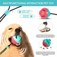 thumbnail image 2 of Dog Toys for Aggressive Chewers Interactive Teething Boredom and Stimulating Tug of War Suction Cup Puzzle Indestructible Puppy Rope Enrichment Teeth Cleaning Ball Accessories for Large Dogs,Blue, 2 of 8