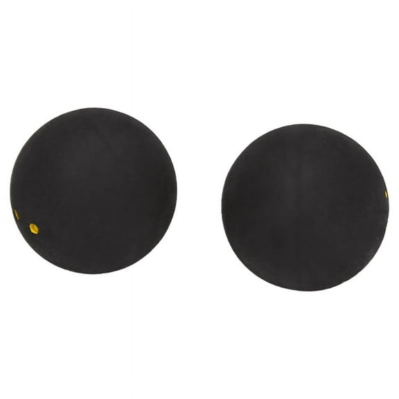 Squash Ball Two-Yellow Dots Low Speed Sports Professional Player Competition Squash(2 Pcs )