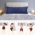 thumbnail image 4 of REGALWOVEN 1PCS Body Pillow Cover, 20" x 55" Super Soft Cotton Bolster Pillow Covers for Full Body Pillow,with Zipper Closure Navy Blue, 4 of 8