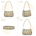 thumbnail image 7 of FORMRS Womens Shoulder Bag with Chain Strap Clutch Purse Cute Tote Handbag, Beige Cartoon Animals, 7 of 7