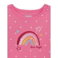 thumbnail image 4 of Garanimals Baby Girl Long Sleeve Print Bodysuit, Sizes 0-24 Months, 4 of 6