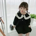 thumbnail image 2 of Baby Puff Sleeve Dress Autumn Cycle Neck Long Dress Pilling Resistant Toddler 2-7Y Skin Friendly Girl Dresses Clothes, 2 of 8