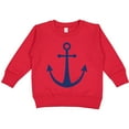 thumbnail image 2 of Inktastic Anchor Nautical Toddler Sweatshirt, 2 of 4