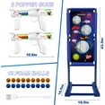 Toy Gun Blaster Moving Shooting Target with Popper Guns, Foam Balls ...