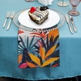 thumbnail image 4 of Nawy Palm Leaves Cloth Napkin for Dining Table Kitchen Daily Party Housewarming Farmhouse Decor Reusable 2 PCS, 4 of 7
