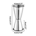 thumbnail image 3 of Stainless Steel Ounce Cup Double End Measuring Glass Measuring Glass Double End Measuring Glass Dedicated For Bar Counter Curling, 3 of 4
