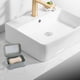 thumbnail image 4 of Jabonera de baño con tapa | Jabonera de plástico con drenaje | Diseño antideslizante y ventilado | Colores blanco, verde y morado | Ideal para viajes, camping y uso doméstico | Jabonera duradera y, 4 of 6