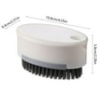thumbnail image 3 of Hmsavn Scrubbing Brushes Double Sided Purpose Cleaning Brush Shoe Cloth Cleaning Brush Home Cleaning Laundry Brush Clothes Shoe Brush Easy To Hold Clean Supplies, 3 of 8