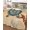 Beige, Tan, Cream, variant on Quilt King Size Bedding Set, Crab Seaside Reversible Summer Quilt 3 Pieces, Coastal Waves Starfish Summer Beach Nautical Lightweight Bedspreads Coverlets with 2 Pillow Shams for All Seasons