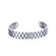 thumbnail image 1 of Pulsera de terapia magnética fuerte doble de cobre antiguo Yashi Plata antigua modelo 11771, 1 of 5