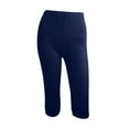 thumbnail image 4 of RXMEKW Capri Pajama Pants for Women Fashion Womens Leggings Fitness Running Solid Sports Yoga Capris Pants Yoga Pants Capri Womens Yoga Capris Capri Pants Women Capri Yoga Pants for Women, 4 of 9
