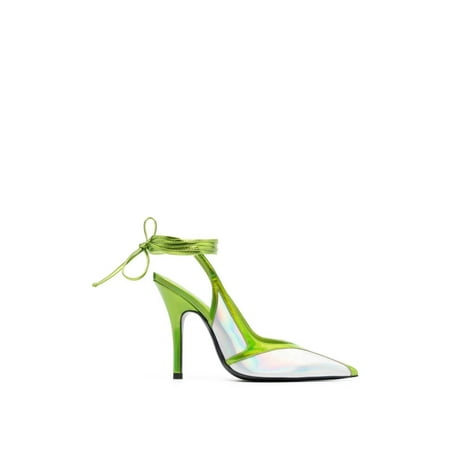 

The Attico Venus Chrome Slingback Pumps