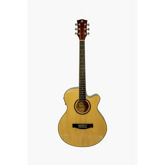 Guitarra Electroacustica Bamboo GA-40-NAT-Q-AR