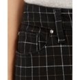 thumbnail image 3 of Charter Club Women's Plaid Bristol Skinny Ankle Jeans Black Size 14, 3 of 3