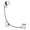 Powder Coat White, variant on Westbrass D50P27SRE-26 27" Cable Drive Bathtub Drain Trim with Rotary Overflow Cover Knob, Pop-Up Stopper Sch. 40 PVC Fittings, Polished Chrome