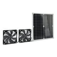 thumbnail image 6 of 14W Solar Exhaust Fan Kit, Silent Ventilation For Home, Kitchen  Bathroom, Reliable Motor, 6 of 6
