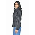 thumbnail image 5 of Chemise en Cuir Noir pour Femmes, 5 of 5