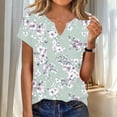 thumbnail image 1 of TaTaai Women's Vintage Easter T-Shirt Short Sleeve Crew Neck Printed Fitted Spring Summer Base Layer Tee Daily Work Party Gift, 1 of 7