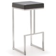 thumbnail image 1 of Ferrara White Stainless Steel Barstool - Set of 2, 1 of 4