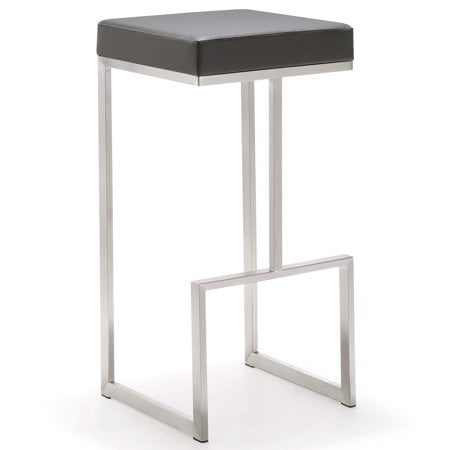 Ferrara White Stainless Steel Barstool - Set of 2