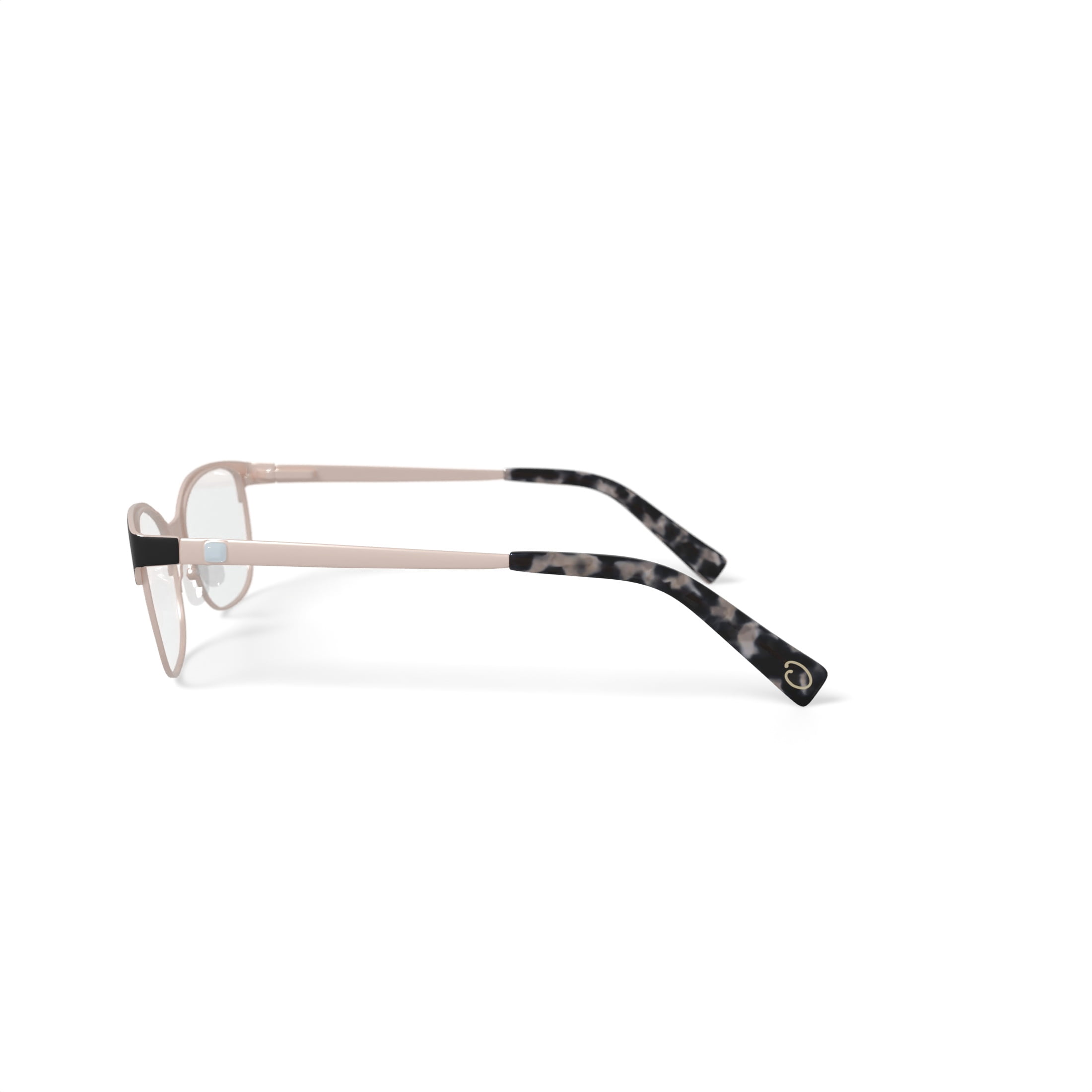 Oscar Women's OSL473 Prescription Eyeglasses with Case, Brown