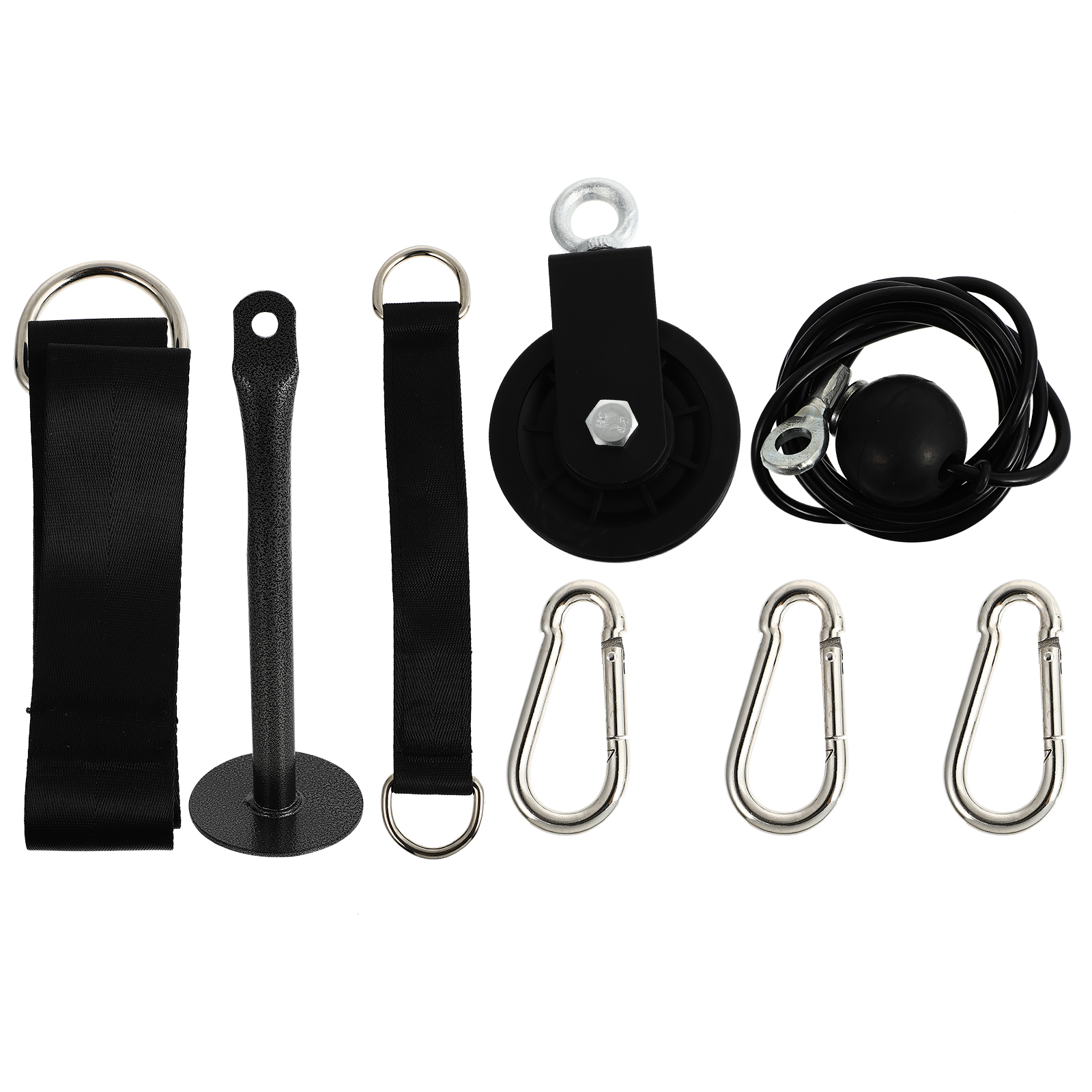 1 Set of Tricep Trainer Exerciser Tricep Rope Pull Down Rope Cable