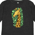 thumbnail image 4 of Inktastic Giraffe Silhouette Boys or Girls Long Sleeve Toddler T-Shirt, 4 of 5