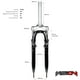 thumbnail image 2 of Suspension Horquilla Vision Tijera de montaña 26 negro, 2 of 6