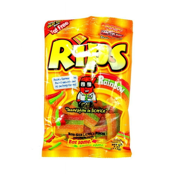 Rips Peg Rainbow 12/4Oz, 12 count