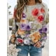 thumbnail image 3 of Sudadera con capucha floral para mujer, sudaderas con capucha kawaii a la moda para mujer, sudaderas con capucha de plantas y flores, abrigos con capucha de primavera, blusas para niña Y2k, 3 of 4