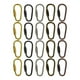 thumbnail image 2 of 20 piezas Mini llavero mosquetón broche ganchos a ligero DIY llavero Clip gancho 1,1 pulgadas D mosquetones hebilla de bloqueo de, 2 of 9
