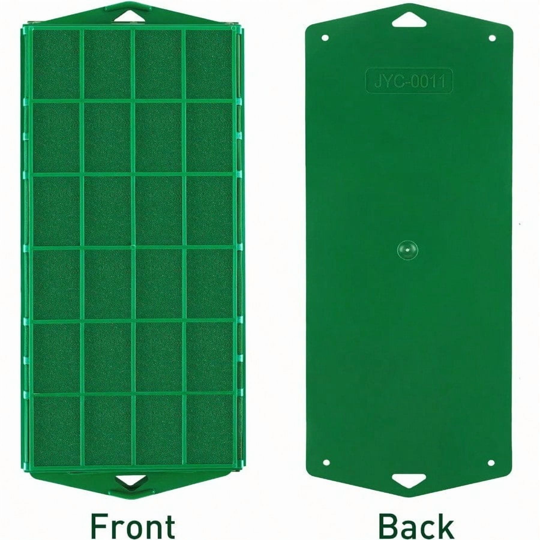6 Packs Floral Foam Cage Rectangle Flower Cage Holders With Floral Foam Floral Arrangement Supplies For Fresh Flowers Home Weeding Decorations 11.8 X 4.3 X 3.1 Inches