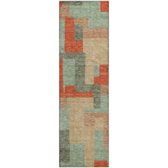 Dalyn Rugs Premium Machine Washable Mayfield AMF955 Sage 2'3" x 7'6" Runner Rug